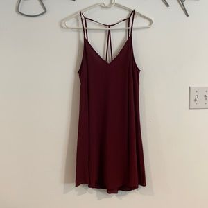 Lush Maroon Dress